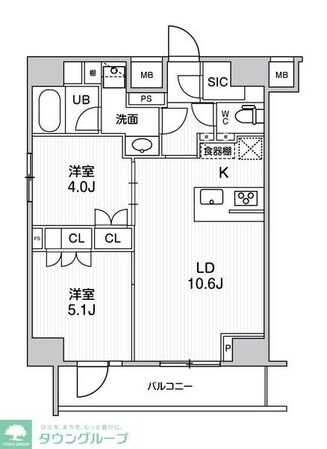 ドゥーエ三ノ輪Iの物件間取画像